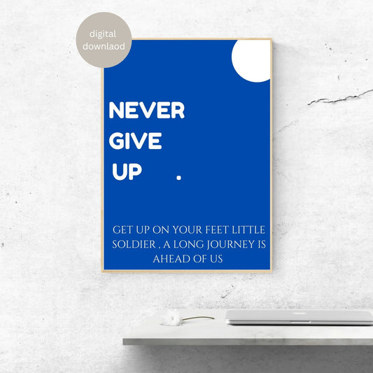 motivational wall art | WallartbyDOULKAFAL