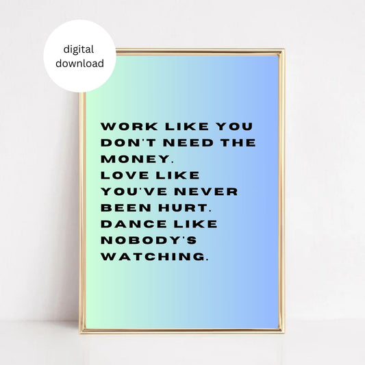 "Live Fully – Inspirational Quote Wall Art (Digital Download)"