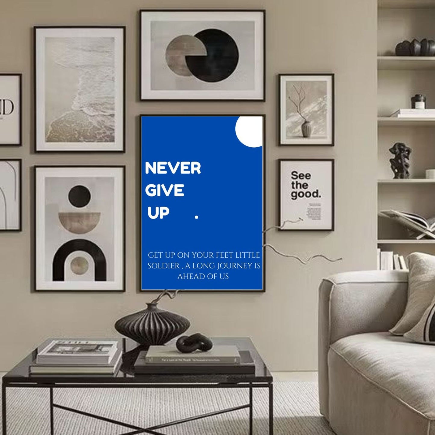motivational wall art | WallartbyDOULKAFAL