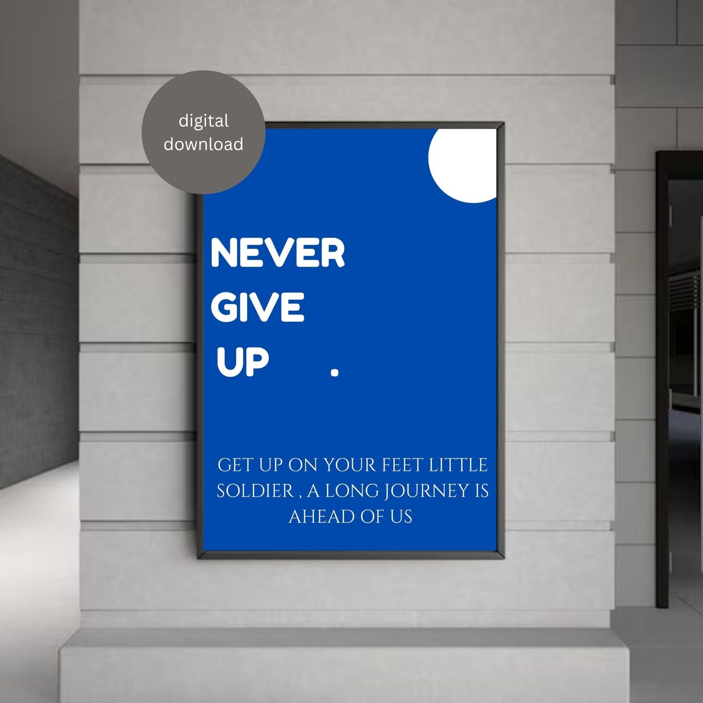 motivational wall art | WallartbyDOULKAFAL