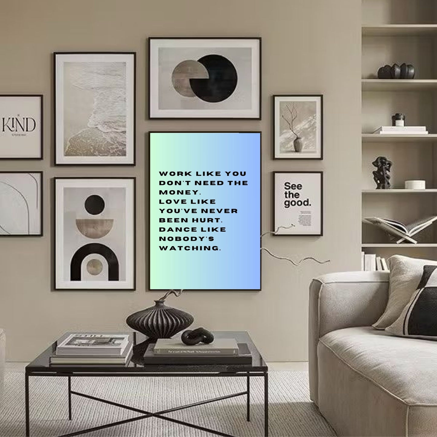 "Live Fully – Inspirational Quote Wall Art (Digital Download)"